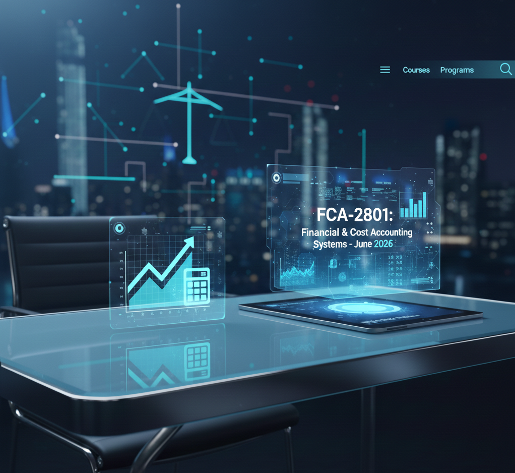 FCA – Financial & Cost Accounting – 2801 (2026 JULY)