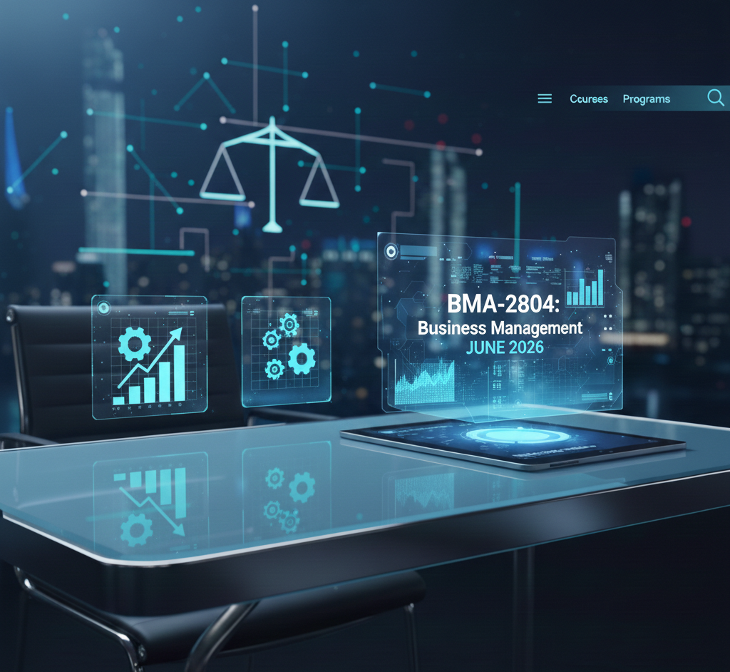 BMA – Business Management -2804 (2026 JULY)