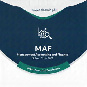 MAF -Management Accounting and Finance -3802 (2026 JUNE)
