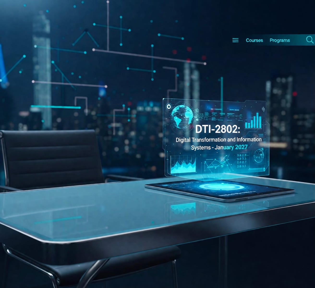 DTI -Digital Transformation and Information Systems -2802 (2027 JANUARY)